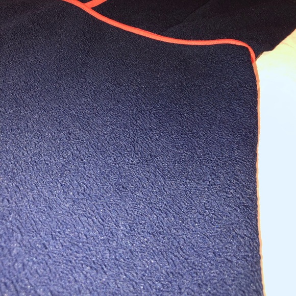 Navy Blue and Pink Dress - Picture 3 of 5